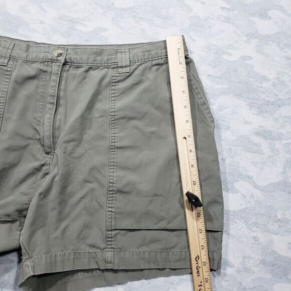 Woolrich Shorts‎ Womens 13 Gray High Rise Hiking Outdoors Cotton - Picture 8 of 12